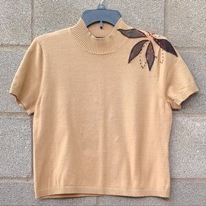 Vintage Requirements Petite Secretary Pin Up sweater blouse Size PM